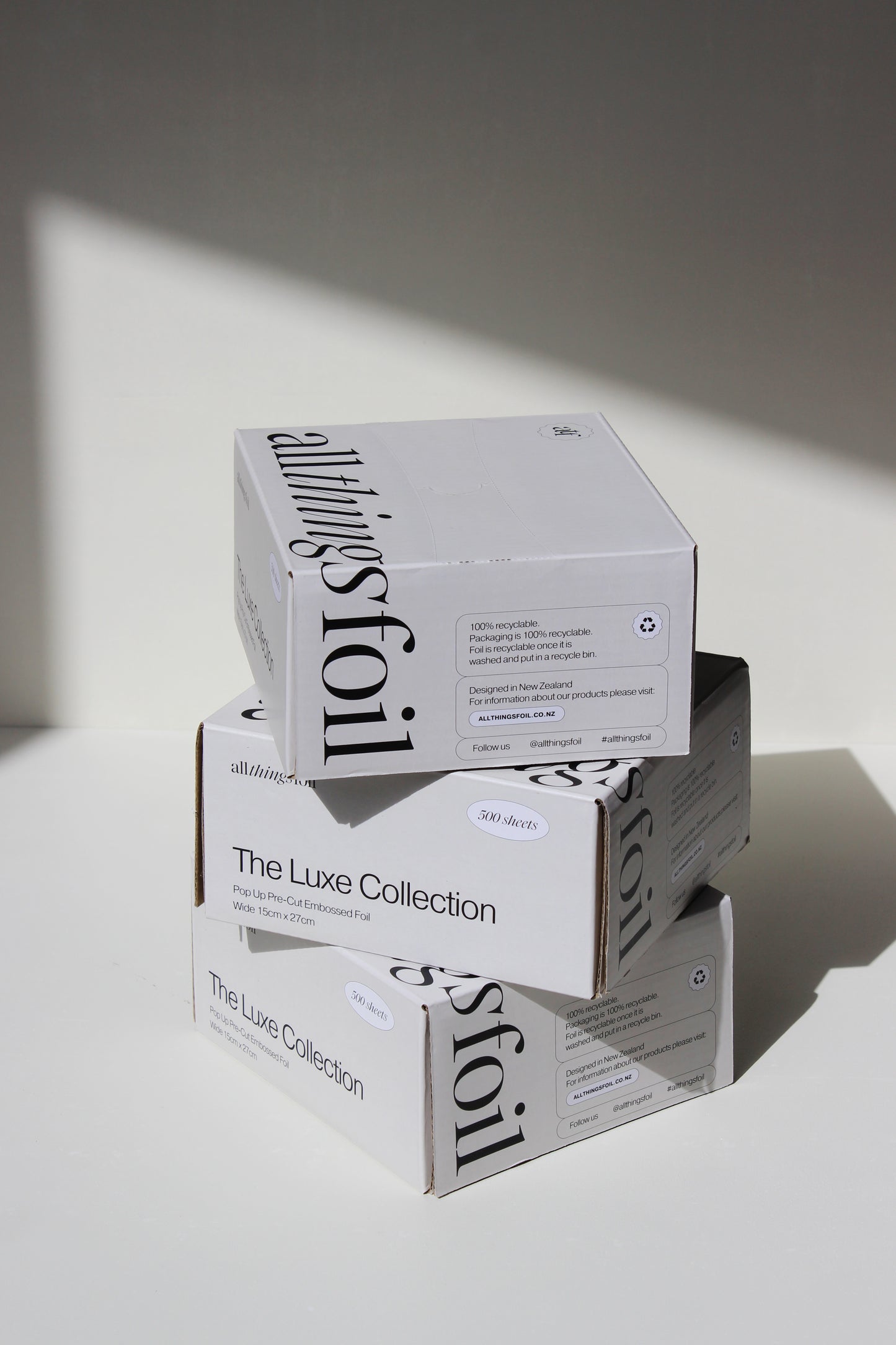 Luxe Wide Pop Up Foil | 12-Box Bundle (15cm x 27cm)