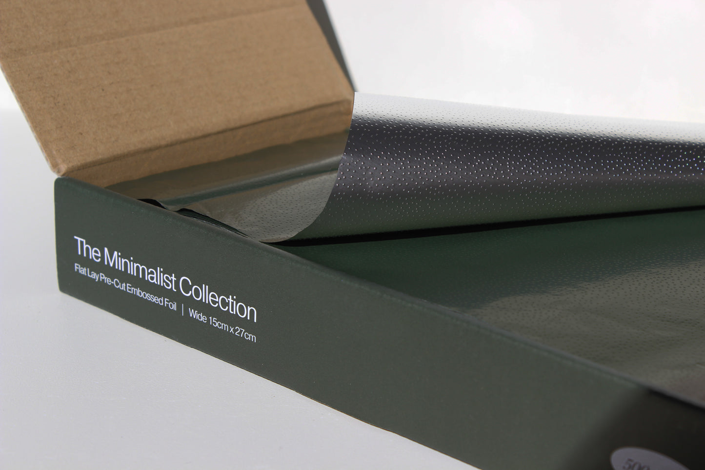 Minimalist Green Wide Flat Lay Foil (15cm x 27cm)