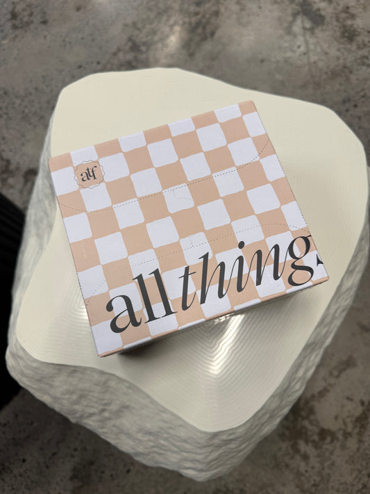 Designer Checkers Wide Pop Up Foil (15cm x 27cm)