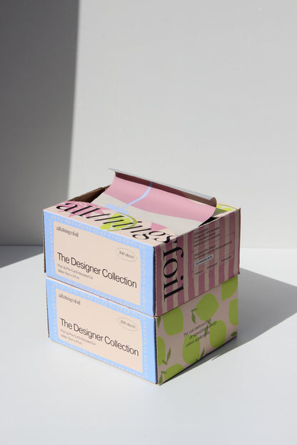 Designer Euro Summer Wide Pop Up Foil | 12 Box Bundle (15cm x 27cm)