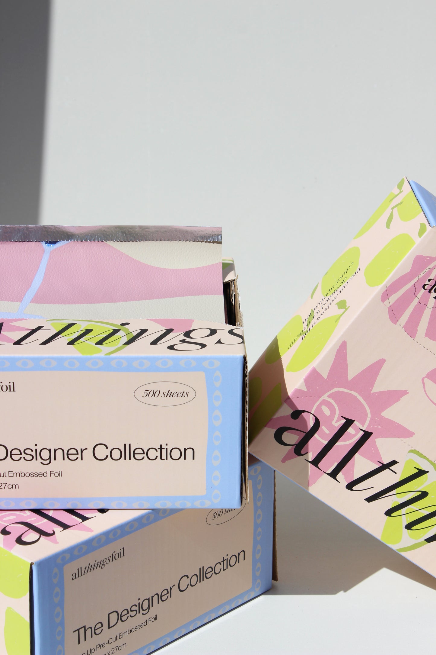 Designer Euro Summer Wide Pop Up Foil | 12 Box Bundle (15cm x 27cm)