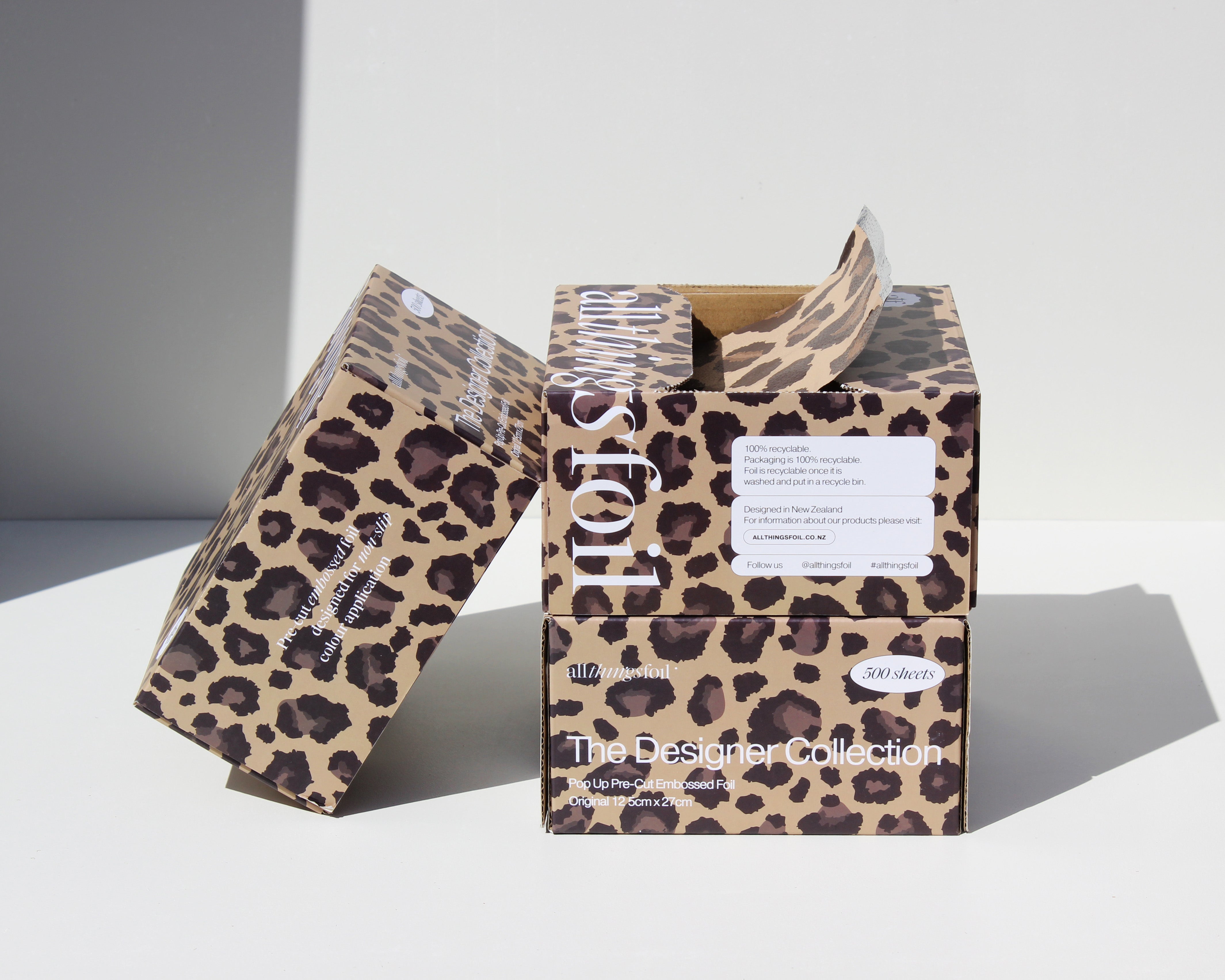 Designer Leopard Print Hairdressing Foil | All Things Foil