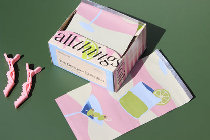 Designer Euro Summer Wide Pop Up Foil | 12 Box Bundle (15cm x 27cm)