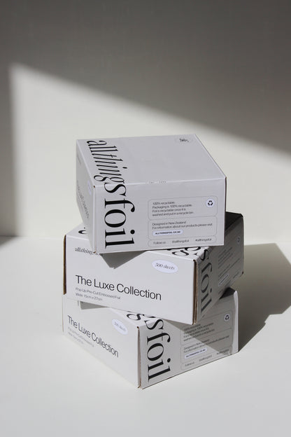 Luxe Wide Pop Up Foil | 12-Box Bundle (15cm x 27cm)